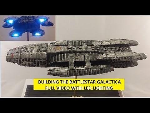 Moebius Battlestar Galactica 1/4105 FULL build with LIGHTING