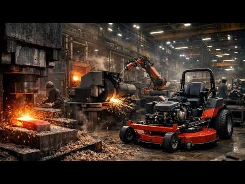 Inside the Blade Forging Plant – (Full Process) How Professional Grass Cutting Machines Are Made