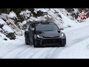 Test Rallye Monte Carlo 2024 - Toyota GR Yaris Rally2 - Stéphane Lefebvre [SNOW] - Aa26 Racing