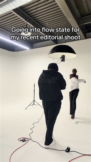 Posing in motion #fyp #bts #modeling #editorialphotography