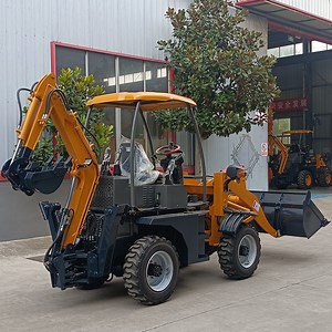 [Hot Item] China Factory Small Backhoe Loader 4 Wheel Drive Backhoe Wheel Loader Retroexcavadora Mini Backhoe Loader with Price