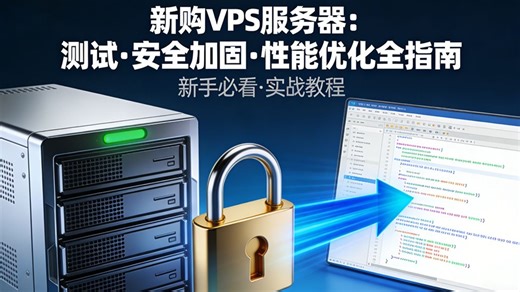 新买服务器VPS，如何测试、做安全加固、性能优化？新手必看！新买VPS服务器千万别裸奔！