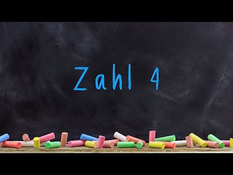 Schreibweise der Zahl 4 || Mathematik (1.Klasse)