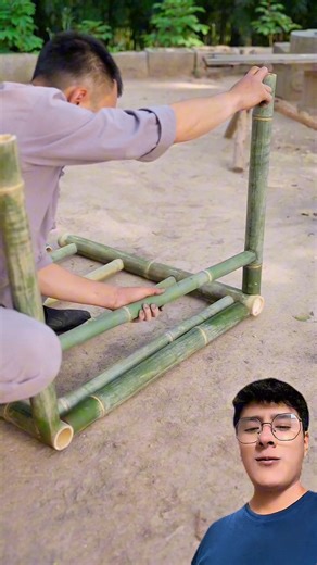 INCREÍBLE MESA RÚSTICA HECHA DE BAMBÚ #fypシ #foryoupage #Amazing #mesas #rustico #artesanal #carpinteria #bambu #virals #viralreels | A modo hot