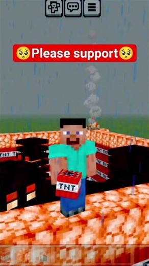 very dangerous TNT blast #minecraftgamers #minecraft