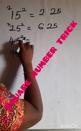 squared number trick