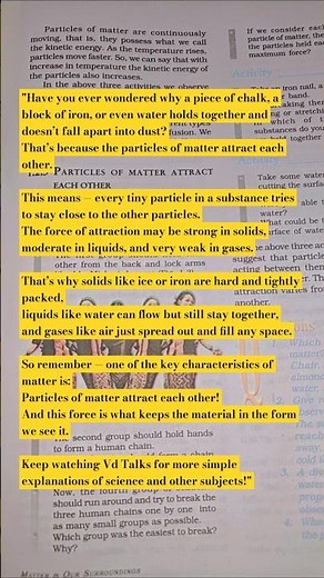 Particles of Matter Attract Each Other | Class 9 Science Chapter 1 | Matter in Our Surroundings |