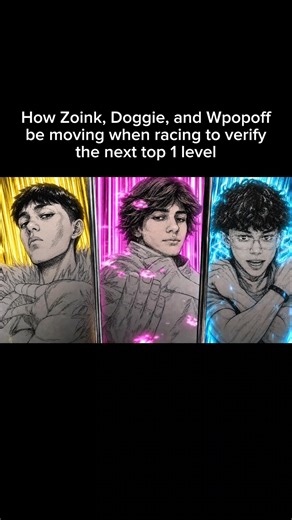 How Zoink, Doggie, and Wpopoff be moving when racing to verify the next top 1 level