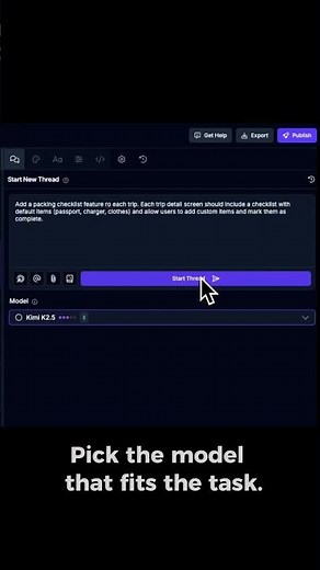 Different AI models for different tasks