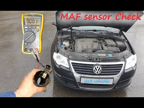 1.6 TDI Volkswagen Passat Mass Air Flow sensor - Removal - Clean - Test