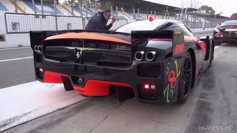 Ferrari FXX Evolution V12 9500rpm Engine Sound