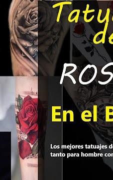 ▷▷ Tatuajes de ROSAS en el BRAZO ✔️【+700 Diseños】