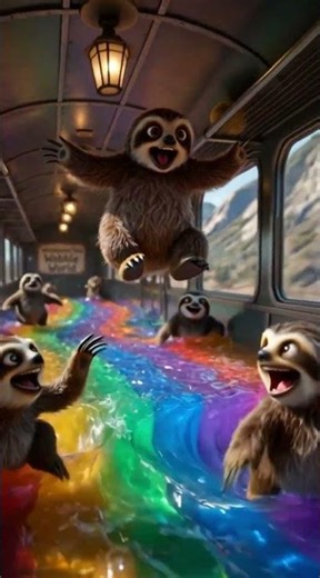 This Sloth Train Feels Like a Dream