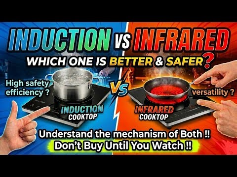 Normal Induction Vs Infrared - Which one is better & Safer..??