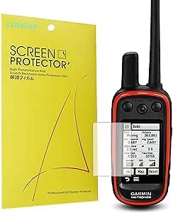 for Garmin Alpha 100 Screen Protector, Lamshaw Premium High Definition Ultra Clear Screen Protector for Garmin Alpha 100 GPS Track (3 Pack)