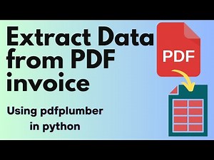 PDF invoices data extraction with pdfplumber in Python