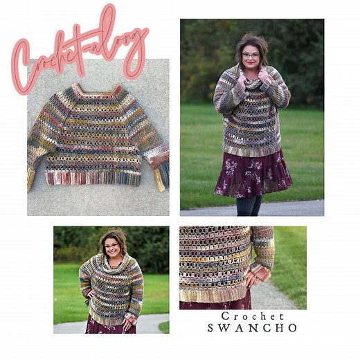 Crochet Swancho Pattern Part 1 of 4 | Crochetalong | CAL | Marly Bird