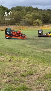 It’s all fun and games until you topple over 🤣🔥 | 🎥 GWR Racing #hovercraft #cooltech #racing | Supercar Blondie