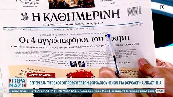 Εφημερίδες 09/11/2025: Τα πρωτοσέλιδα