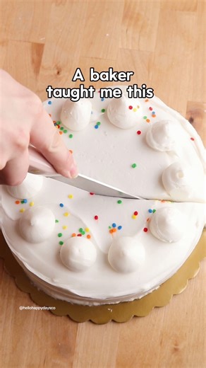 Try this cake hack at your next party! 🎉 #cakehack #bakinghacks | Hello, Yummy