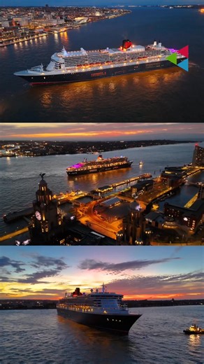 195K views · 3.2K reactions | Queen Mary 2 has officially arrived in Liverpool! 朗 Cunard flagship Queen Mary 2 arrived at Liverpool Cruise Port last night to begin a two-night stay in the city as part of a British Isles Voyage. The ship has returned to Cunard's spiritual home on the Mersey to mark the 185th anniversary of Cunard's first transatlantic sailing departing Liverpool in 1840. Go and see it while you can, it's not here for long! ️ | The Guide Liverpool | Facebook