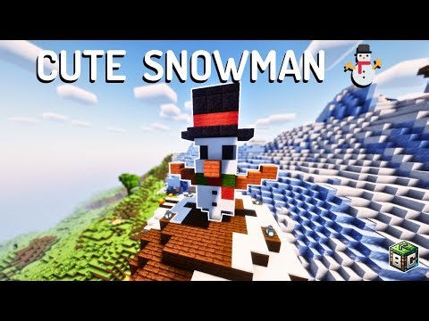 Minecraft Snowman Build Tutorial ❄️ | Cute & Easy Holiday Idea