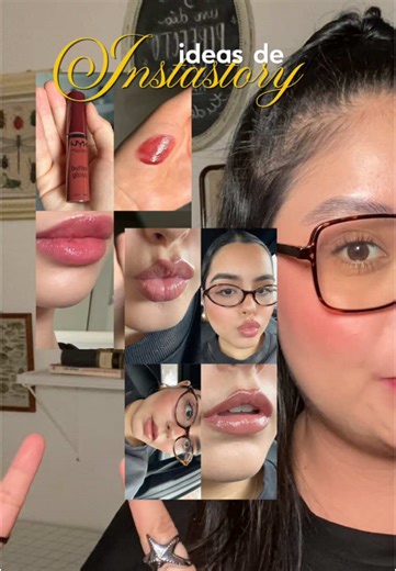 Ideas creativas para fotos de Instagram con lip combo