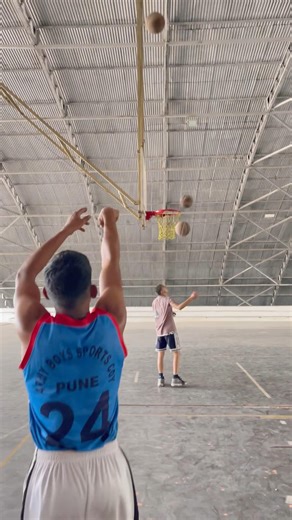 Crazy Basketball Skills From India 🔥 Impossible Long Range Shot 🏀#shorts #trending #viral