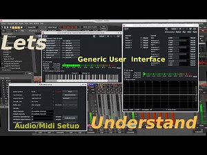 Ardour : 6.9 : Tutorial :Free Daw :Audio/Midi Setup and Generic UI