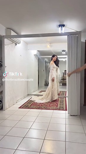 Brighten her world with a touch of bridal elegance #bride #weddingdress #bridal #fyp