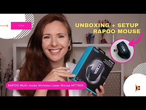 Unboxing + Setup Rapoo Mouse MT750S