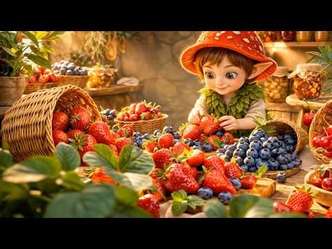 Tiny Elves Preparing a Magical Feast 🍓 Relaxing Celtic Music and Cozy Forest Ambience