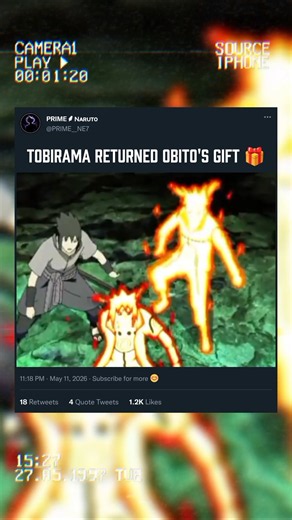 Tobirama Returned Obito's Gift ! The Ultimate Revenge Moment #naruto #obito #minato #sasuke#tobirama