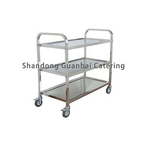 [Hot Item] Commercial Kitchen Equipment Stainless Steel Trolley 304 Food Service Trolley Carts