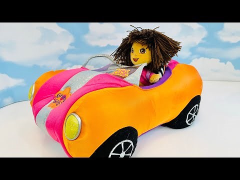 DORA The EXPLORER Soft Doll Toy Groovy Girls Car Ride Science Fun LEARNING