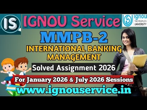 IGNOU MMPB-2 Solved Assignment 2026 for January 2026 and July 2026 Sessions