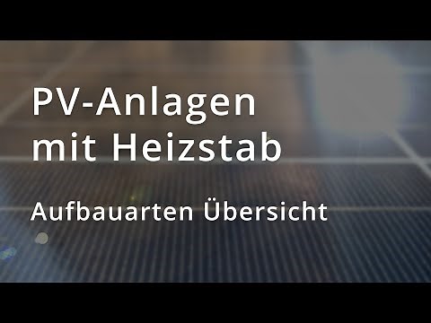 Photovoltaik mit Heizstab - Aufbauarten Übersicht | PV Warmwasserproduktion