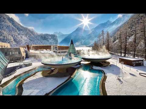 AQUA DOME | Futuristic Spa Hotel in the Alps (full tour in 4K)