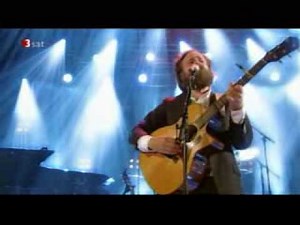 Sam Beam of Iron & Wine live 3satfestival Tonträger Mainz 2010