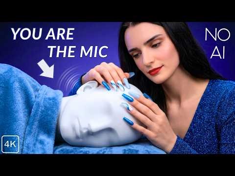 ASMR BUT You Are the Mic 😱 Mic Scratching + Tapping on BINAURAL Head Mic for Sleep 😴 No Talking 4K
