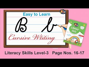 Cursive Writing: Letter B Video Lecture | Cursive Writing for English - Class 1