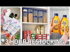 3 Hours of Satisfying Restocking ASMR ✨| Fridge, Store & Shelf Restocking for Sleep
