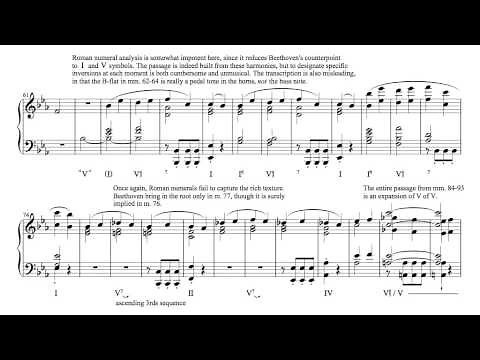 Beethoven - Symphony No. 5, Op. 67, Allegro con brio (harmonic analysis)