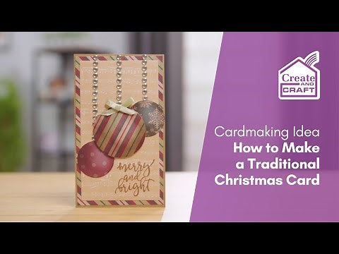 How to Make a Traditional Handmade Christmas Card | Card Making Ideas | Create and Craft