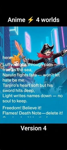 Anime rap ⚡ #anime #hiphop #naruto #onepiece #demonslayer #deathnote #viral #trending #sasuke