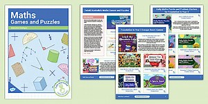 Twinkl Australia's Maths Games and Puzzles Inspiration Interactive Catalogue