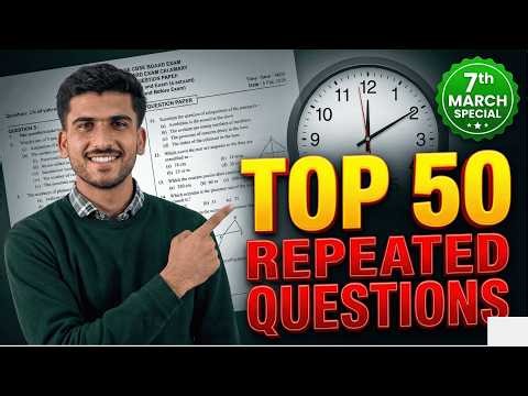 CBSE Class 10 SST: 50 Probable Questions for 7th March Exam 🔥 #cbseexam2026