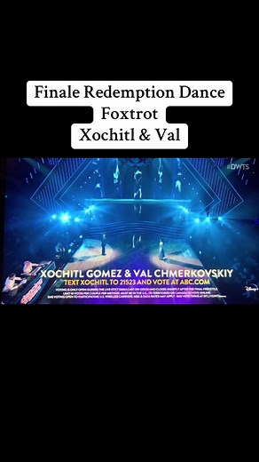 Elegant Foxtrot Performance by Xochitl & Val on Dancing with the Stars