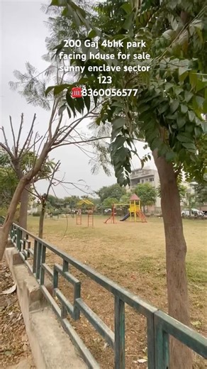 200 Gaj (30*60) park facing house for sale sunny enclave sector 123 #viral #trending #interiordesign
