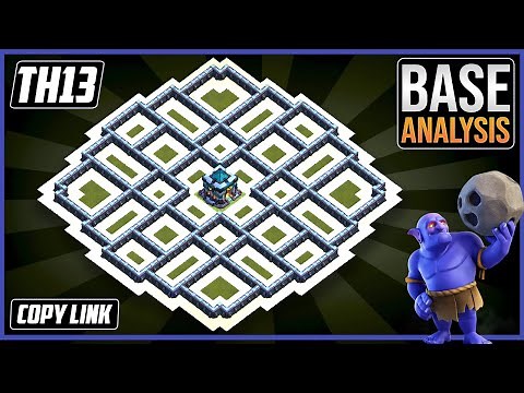 BEST TH13 HYBRID/TROPHY Base 2025 | Town Hall 13 (TH13) Hybrid Base Design – Clash of Clans (COC)